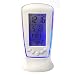 Produktbild Skitic Digital LCD Wecker Uhrzeit Datum Thermometer Digitaluhr Tischuhr Alarm Clock mit Geführt Blau Rücklicht, Musik, Temperatur, Kalender