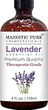 Lavender Essential Oil, Therapeutic Grade, 4 fl. Oz from Majestic Pure