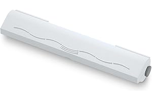 ‎BETTY BOSSI Betty Bossi Alu-Schneider "Zack" - Schneidegerät zum Aufbewahren und glatten abschneiden von Alufolie oder Frischhaltefolie Praktischer Alu-Schneider Einfach in der Anwendung Kompakt und Platzsparend