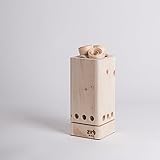 zirb.Lüfterl inkl. zirb.Locken und einem zirb.Öl | Zirbe | Luftreiniger | 100% natürliches Klimagerät aus Zirbe | Raumduft | Räume bis 10 m² | Duftöl | Verbessert Schlafqualität und Regeneration