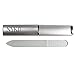 NYK1 Handbag Size Best Crystal Nail Glass File. Carefully Crafted, Etched and Eloquently Designed. Perfectly Travel Sized with Official NYK1 Carry Case Included