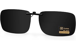 Goiteia Clip polarisé sur les lunettes de soleil sur ordonnance Lunettes hommes femmes