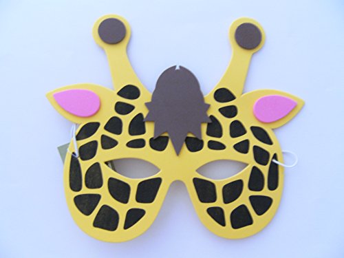 Maske Giraffe f. Kindergeburtstag Karneval Fasching Tier Tiere Masken Theater Zoo Giraffen