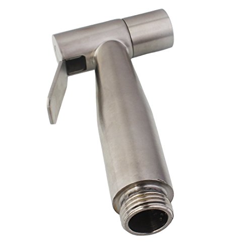 MUMENG Edelstahl WC Duschkopf Showerheads WC Sprühpistolendüse Wasserspar-Duschkopf - 5