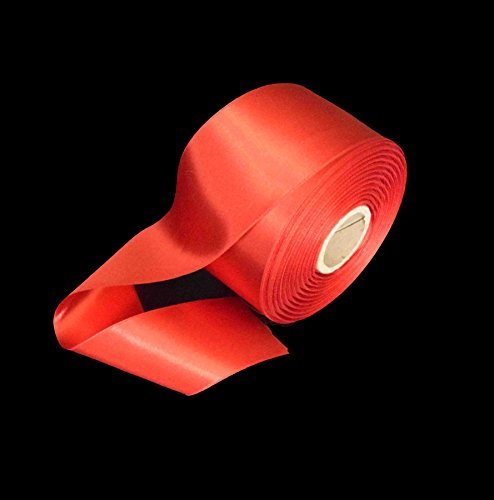 Preisvergleich Produktbild ulutas Satin Band Kurdele rot 6cm Breit, Meter:4 meter
