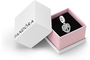 Pandora Heart Family Tree Dangle Charm - Sterling Silver Bracelet Charm Compatible with Pandora Moments - Gift for Her - With Gift Box