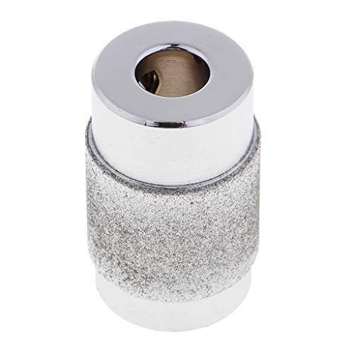 Fenteer Grinding Bits Set Stained Glass Grinder Head for All Grinding Machine - Silver+Golden, 1.8x0.8cm