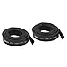 Produktbild Fash Lady 2 Stücke 14mm Dia 2: 1 Schrumpfschlauch Schlauch Sleeving Draht Kabel Schwarz 5 Mt Länge