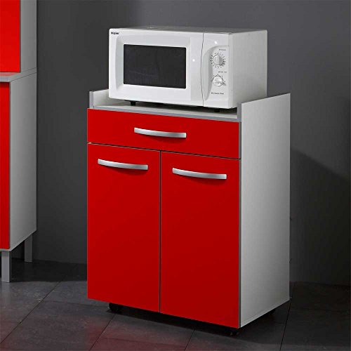 Preisvergleich Produktbild Pharao24 Unterschrank in Rot Küche