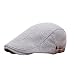 Produktbild Xuxuou Ivy Hat Schiebermütze Flat Cap Baumwolle Damen und Herren Driver Hat Outdoor Sun Hat 1 PCS, Hellgrau, Einstellbarer Kappenumfang (1)