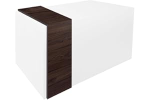 OFILIKE. Mostrador Atenea. Mostrador de Recepción para Oficina, Clínica, Tienda. Diseño Moderno (140cm Ancho, Nogal)