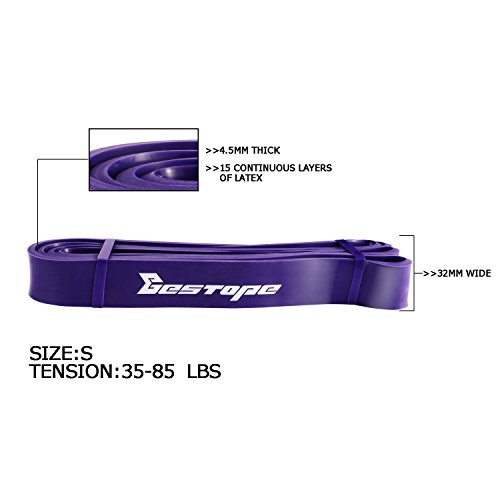 [Resistance Band] BESTOPE® Fitnessbänder Widerstand-Bänder PowerBand Trainingsbänder Ausbildung Fitnessbänder Body CrossFit-band Expander Bodytrainer Tubing - 5