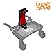 Lascal Buggy Board Saddle Red - Suitable with MAXI Board Only (Board is not Included)