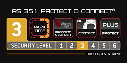 Trelock RS 351 Protect-O-Connect Rahmenschloss AZ ZR 20 Schwarz 2018 Fahrradschloss