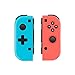Produktbild STOGA 2er-Set Links Rechts Wireless Controller für Nintendo Switch Kabelloser Bluetooth Gamepad Controller Neon-Rot/Neon-Blau (Produkt von Drittanbietern)