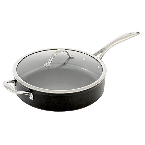 ProCook Ceramic Sautépfanne mit Deckel mit Keramikbeschichtung, induktionsgeeignet, 28 cm Ø, 4,2 l Volumen
