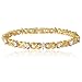 Mahi Gold Plated Brass Alloy With Crystal Single Strand Bracelet For Women Br1100126G RS.279.00