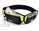 Sport Hüfttasche,Rixow Sport Bauchtasche Gürteltasche Nachtsichtbarkeit für iPhone 7 Plus / iPod zum Reisen ,Laufen, Wandern , Radfahren, Sport, Yoga