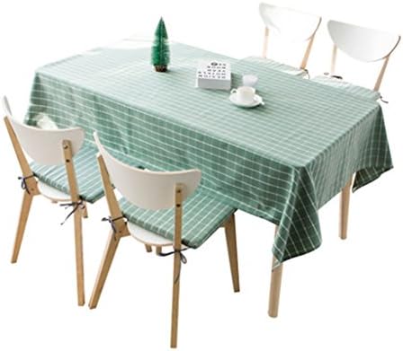 Tablecloth Tablecloth Rectangular Tea Table Cloth TV Cabinet Cloth Cloth Waterproof Modern Simple Plaid ( Size : 120*120cm )