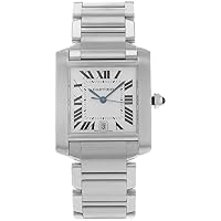 Cartier Tank Francaise W51002Q3 Stainless Steel Automatic Men's Watch