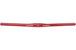 Upanbike Guidon de vélo en alliage d'aluminium 31.8mm 620mm pour vélo de route VTT,Rouge