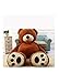 Produktbild Toy Oversized Bear Hellbraun Riesen Teddybär Ragdoll Puppe Hug Bear Geburtstagsgeschenk Dunkelbraun 1,6 Meter Baby Spielzeug Ab Monate Monaten Kinder Jahren Mädchen Junge