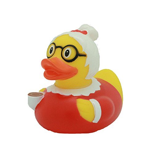 Lilalu 8 x 8 cm/50 g Collector and Baby Grandma Rubber Duck Bath Toy