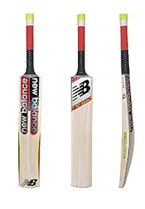 New Balance TC 360+ Kashmir-Willow Cricket Bat with Bat Cover (2019-20 Edition) - Short Handle (Full Size)