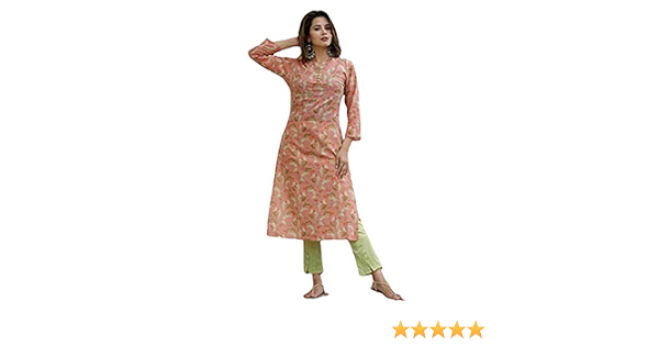 Buy KANSHI Cotton Floral Printed Kurti 