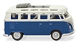 Wiking 079721 - VW T1 Sambabus - perlwei&szlig;/blau (1:87)