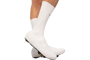 SPATZWEAR Aquasokz Hi Waterproof Cycling Oversocks – UCI Legal Aero Fit Shoe Covers with Kevlar Toe Protection & Silicone Grip