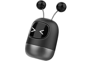 yufana Difusor De Aroma De Coche Clip,Aromaterapia Robot Car Difusor de Aceite Esencial de automóvil Desodorante de Automóvil Air Vent Perfume Ambientador(Negro,3 Difusores de Aroma Gratis)