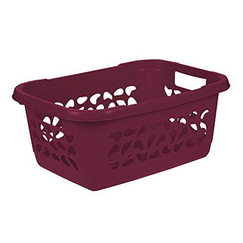 OKT 10780403000 Wäschekorb 55 cm, cranberry / rot