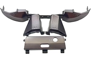 Meijunter Zamienne Przyciski LB RB LT RT Przycisk Spustu Zderzaka Akcesoria Kompatybilny z Xbox Elite Wireless Controller Series 2, Srebrnoszary