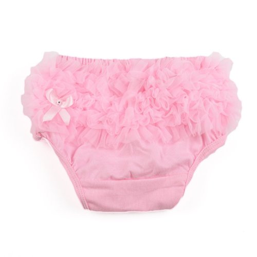 TOOGOO (R) Briefs Bloomer Cover layer for Baby Girl Photography Prop Size S - Pink
