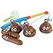 Produktbild Cooljun Spielzeug Fischen-Spiel Baby Badewanne Spielzeug,1 Fishing Rod + 1 net Fishing + 5 Cartoon doll Lernspielzeug Säugling Baby Jungen Mädchen Princess Bad Angeln Spielzeug (A)