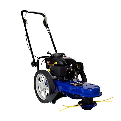 Hyundai HYFT56 Petrol Push Field Grass Trimmer/Strimmer - Blue