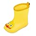 Produktbild YUYOUG_Rainshoe yuyoug Student Lovely Cartoon Gelb Ente Regen Boot, Infant Kinder Kids Baby PVC Anti-Rutsch Wasserdicht Regen Schuhe für Jungen und Mädchen, Gelb, 18/UK:9.5