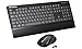 Produktbild VICTSING Tastatur Maus Set Kabellos, [NEW] QWERTZ Deutsches Layout PC Tastatur kabellos, 2,4 GHz USB Tastatur, Funkmaus und Tastatur mit USB Empfänger, Lange Akkulaufzeit für Laptop, PC, MacOS,Schwarz