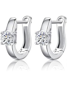 Wiftly Creole Damen Maedchen 925 Sterling Silber Edel Ohtstecker U-Form