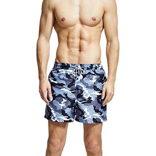 Kinlene Men's Swimming Trunks Men's Swim Drawstring Quick Dry Beach Surfing Running Shorts