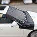 Produktbild ALLOMN Auto Windschutzscheibenabdeckung, magnetische Frontscheibe Sun UV Schutzabdeckung Plane, Eisfrost leicht im Winter/Sommer entfernen (Schwarz, L)