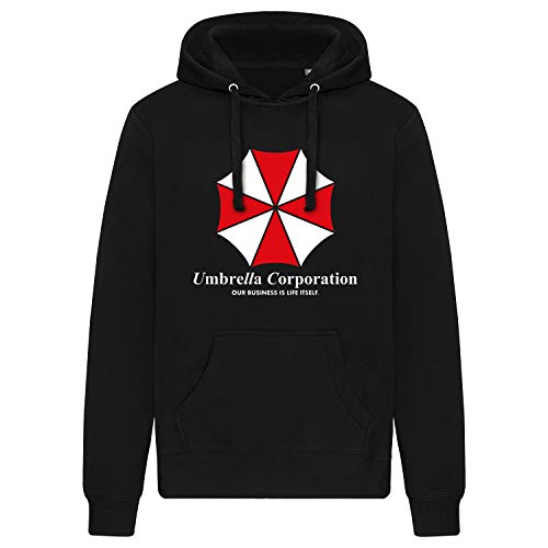 ShirtWorld Umbrella Corporation - Sudadera con Capucha para Hombre Negro M