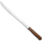 Arcos Ham Knife 250mm Stainless Steel Latin Series | Sharp knife for precise cutting of ham and meat. Brown compressed wood h