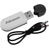 MODDESTORE USB Bluetooth 5.0 Ses Alıcı Adapt&ouml;r &ndash; AUX 3.5mm &Ccedil;ıkışlı Kablosuz M&uuml;zik Alıcısı, Hoparl&ouml;r ve Ses Sistemlerini Bluet