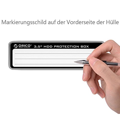 [2 Stück] ORICO 3.5 Zoll HDD Schutzhülle Brandschutz Kiste Box Hard Drive Festplatte Den Kasten PHP35 - 4