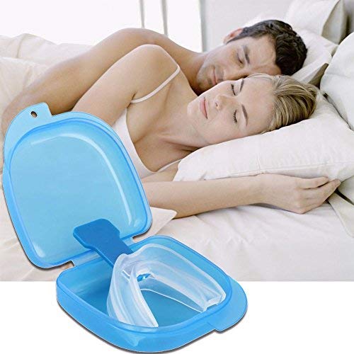 Genkent Anti Ronquidos Protector Bucal Aparato Parar Ronquidos Bandejas Silicona Boquilla Apnea Protector con Caja para Hombre Mujer Buen Sueño