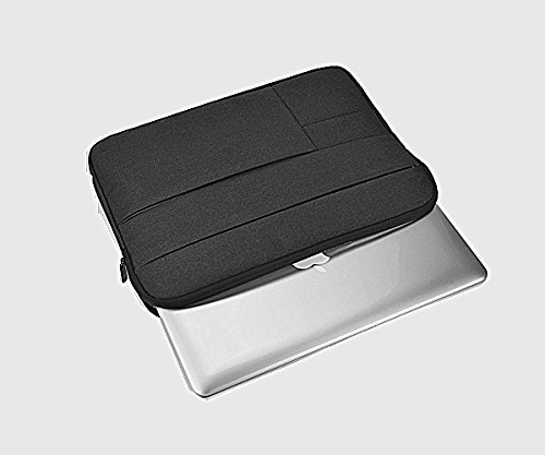 HiChange Laptop Sleeve Schutztasche für 13 13,3 Zoll 13 inches Apple MacBook Pro MacBook Air Lenovo Air Huawei matebook 13 13,3 Zoll 13 inches andere Tablets mit der gleichen Größe schwarz - 2