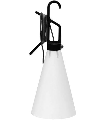 Flos Mayday Multifunction K Grcic Portable Lamp With Cone Shade Handle With Switch Cable 4850mm 220-250V 60W 220 X 530 Mm Colour Orange [Energy Class A ] : Konstantin Grcic