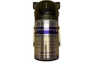 AQUA LOTUS Bomba Booster de ósmosis inversa filtro de agua 75-200-400-600 GPD (600gpd)